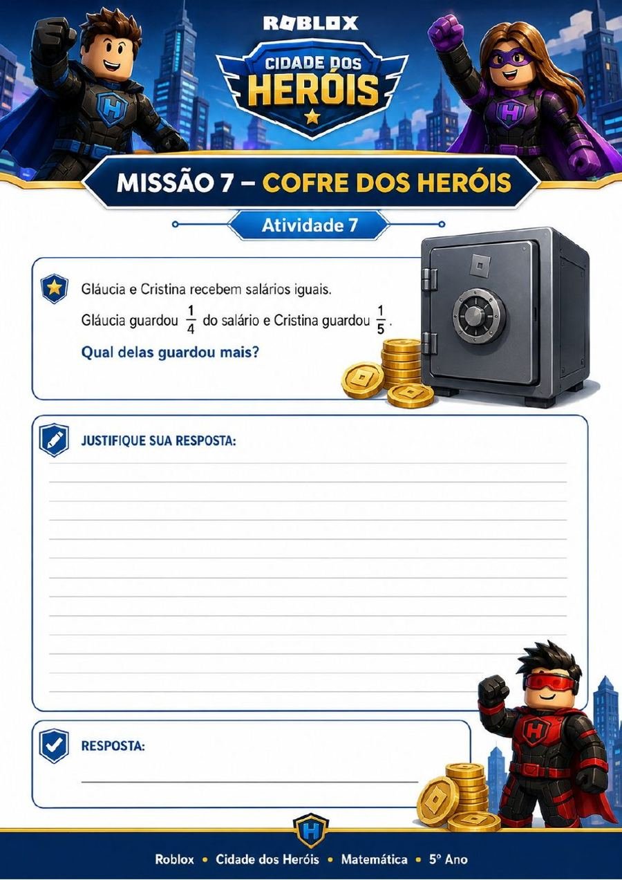 Roblox Cidade dos Heróis • 5º ano - amostra 2