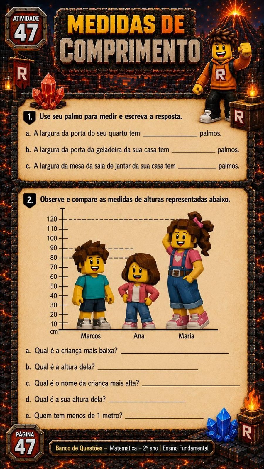 Roblox Ilha Vulcânica • 2º ano - amostra 3